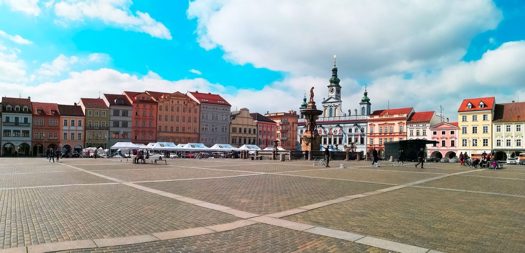 Premysl-Otakar-II-Platz in Budweis